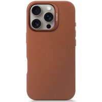 Decoded Leder Case für iPhone 16 Pro Max Braun