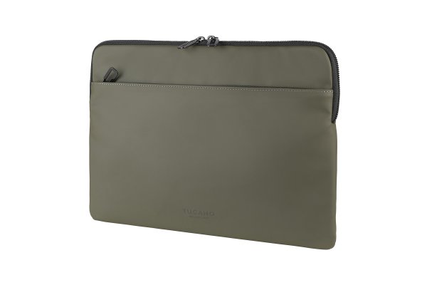 Tucano Gommo Sleeve für Apple MacBook Air 15" / MacBook Pro 15“/16“, wasserdicht, Schlammgrün