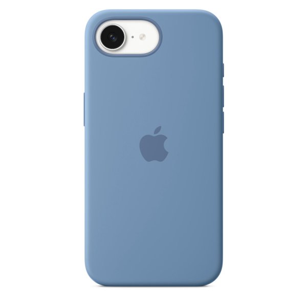 Apple iPhone 16e Silikon Case, Winterblau