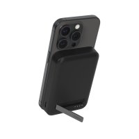 Belkin magnetische Powerbank mit QI2 integrierter Ständer Schwarz