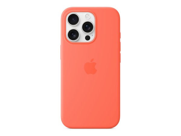 Apple iPhone 16 Pro Silikon Case mit MagSafe, Mandarine