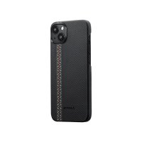 Pitaka MagEZ Case 4 aus Aramidfaser mit MagSafe für iPhone 15 Rhapsody