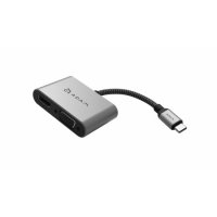 ADAM elements USB-C auf HDMI/VGA Adapter, Grau