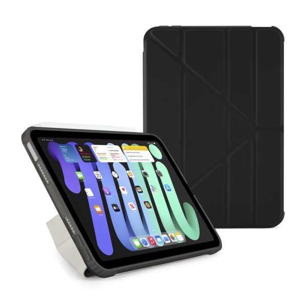 Pipetto Origami No1 Original Case für Apple iPad mini (A17 Pro/6. Gen), Schwarz)