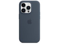 Apple iPhone 14 Pro Silikon Case mit MagSafe Sturmblau