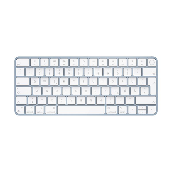 Apple Magic Keyboard mit Touch ID für Mac mit Apple Chip, Deutsch, Blau